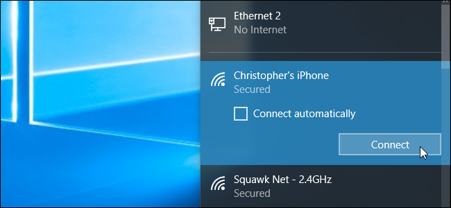 Экономия данных при раздаче интернета в Windows 10