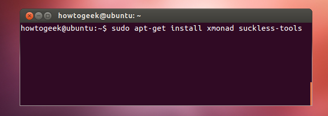 Установка xmonad и dmenu в терминале