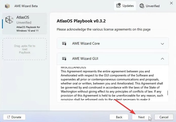 Финальная настройка Atlas OS