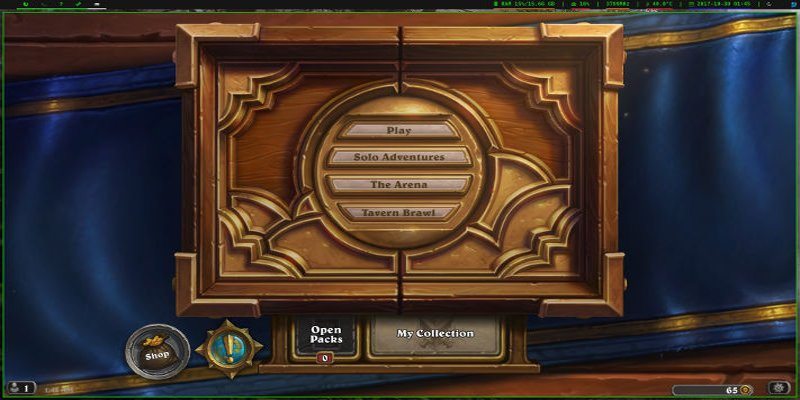 Hearthstone на Linux через Wine