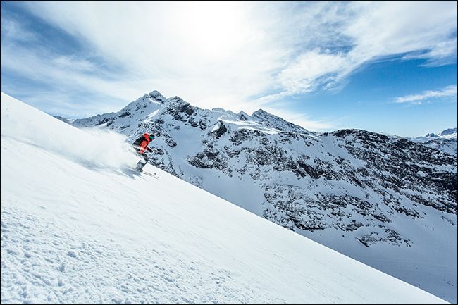 Склон и лыжник: асимметрия в действии