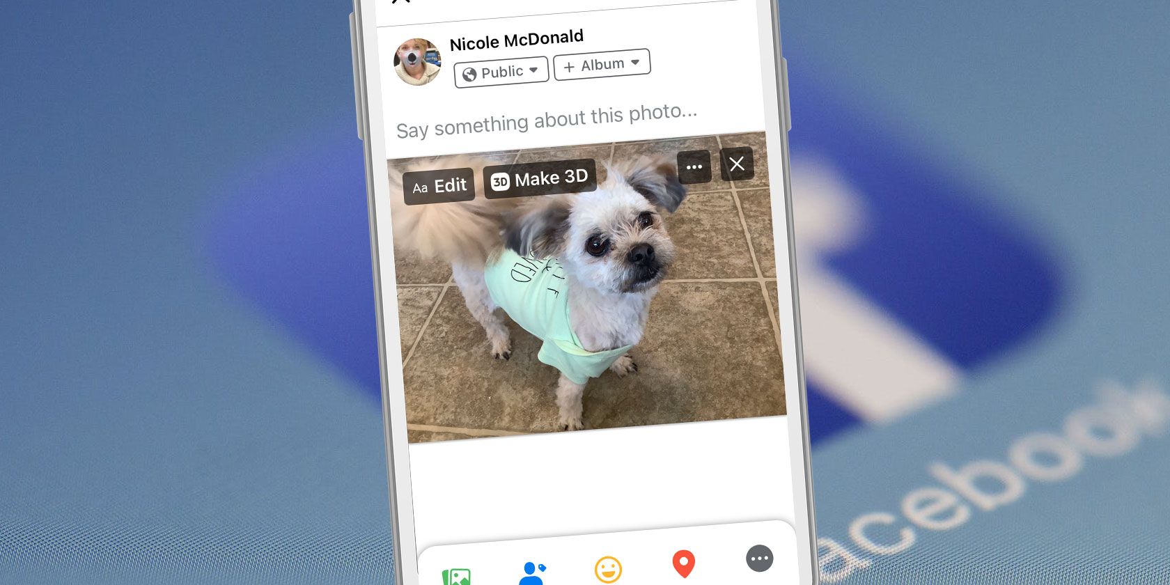 Как сделать 3D‑фото в Facebook — пошагово