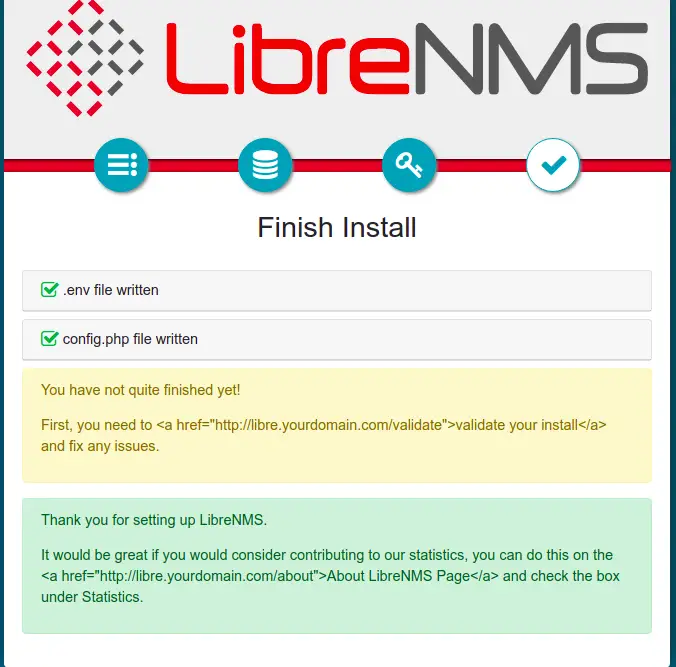 Подтверждение установки