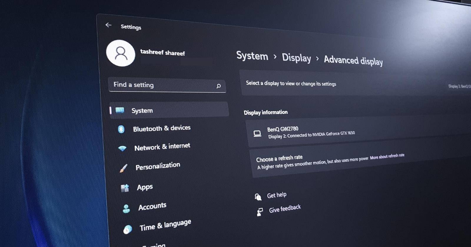 исправить отображение фотографии профиля в параметрах Windows