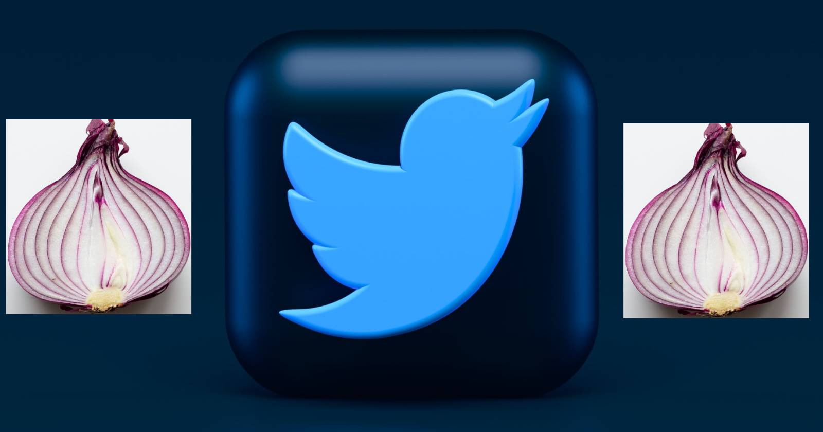 Интерфейс Tor: страница Twitter через .onion