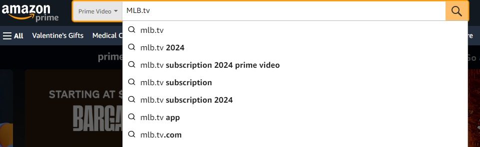 Выбор приложения из результатов поиска в Amazon