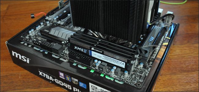 Материнская плата и радиаторы до покраски