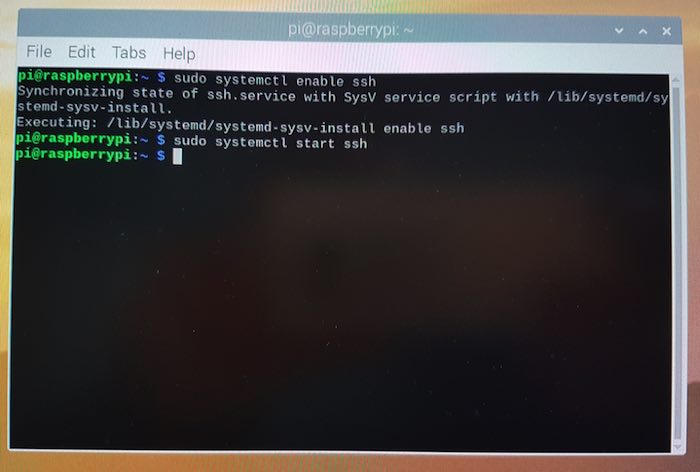 Enable SSH on your Raspberry Pi.