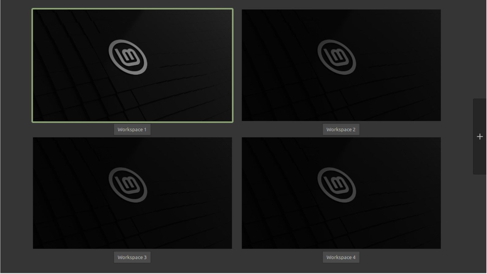 Рабочие пространства в Cinnamon на Linux Mint