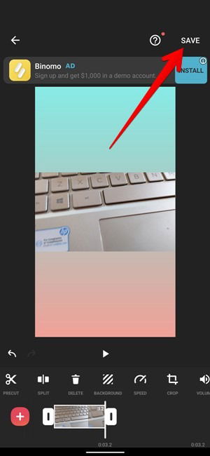 Сохранение видео после конвертации