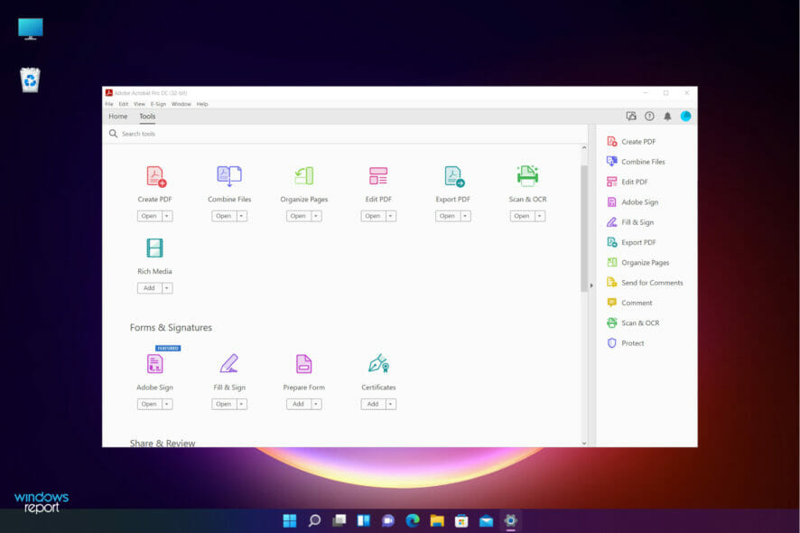 Закрепление PDF от редактирования: пример документа на экране