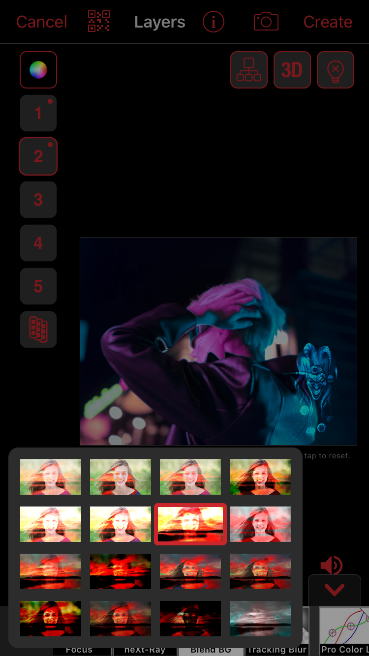 Blend BG для логотипа в Video Star