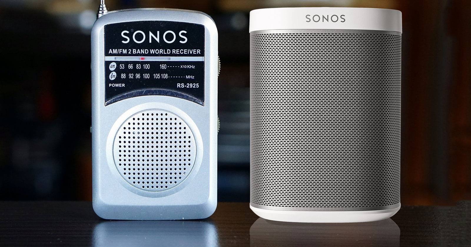 Sonos колонка и приложение — потоковое живое радио