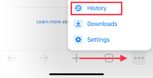 Меню настроек Chrome с пунктом