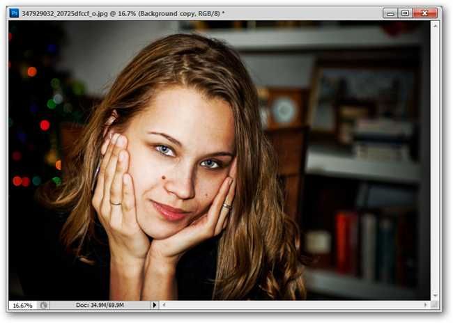 Пример с применением Gaussian Blur для тонов