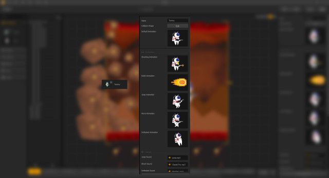 Buildbox Character Options