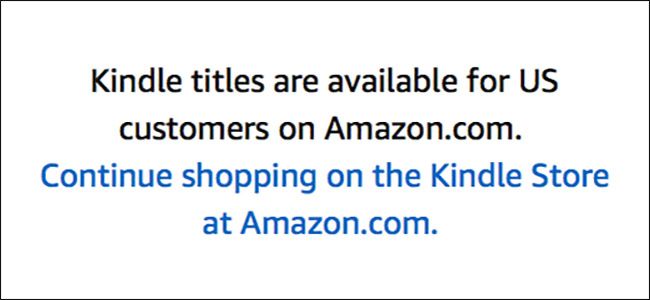 Как сменить страну магазина Kindle