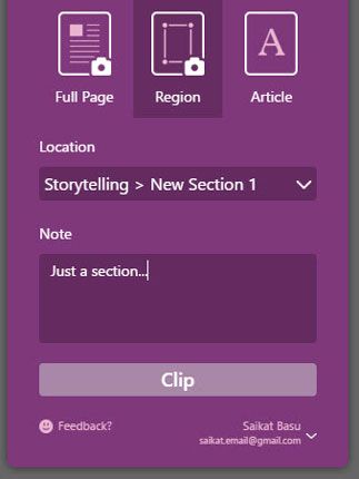 OneNote Clipper