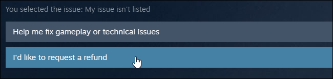 подтверждение: я хотел бы запросить возврат