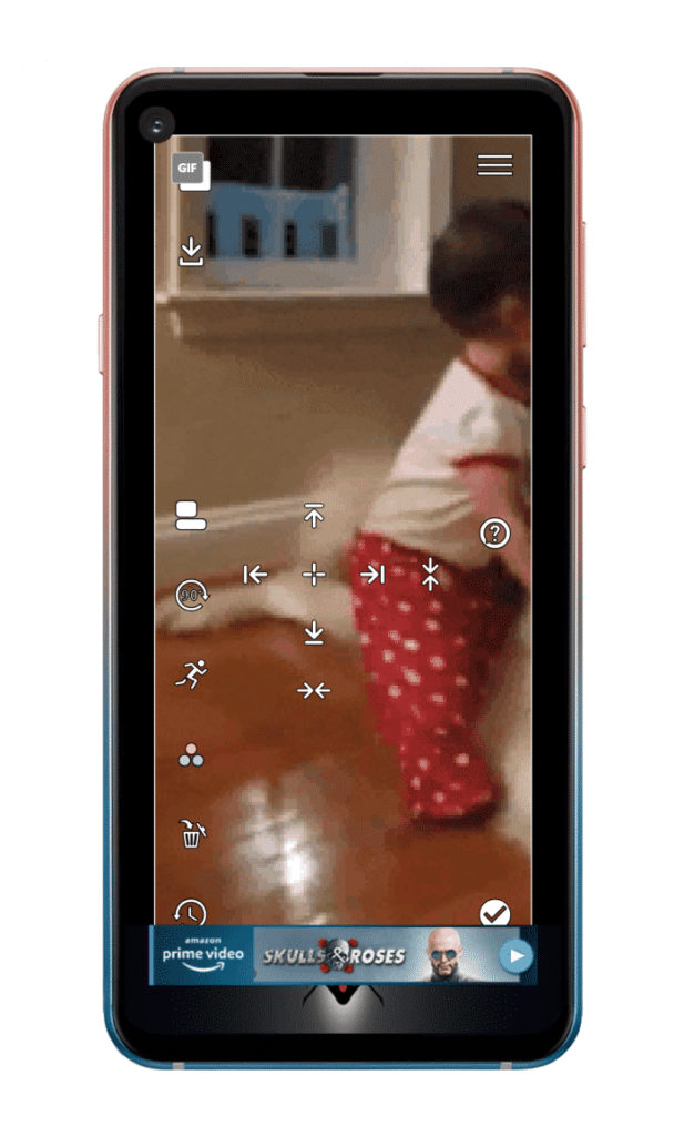 Настройки скорости и размера в GIF Live Wallpaper