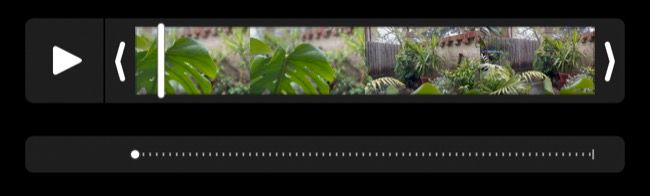 Шкала фокуса в режиме «Кино»