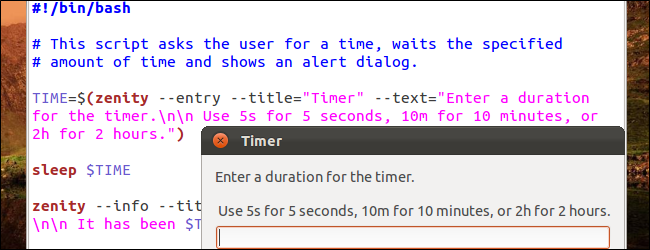 Zenity: графические shell-скрипты на Linux
