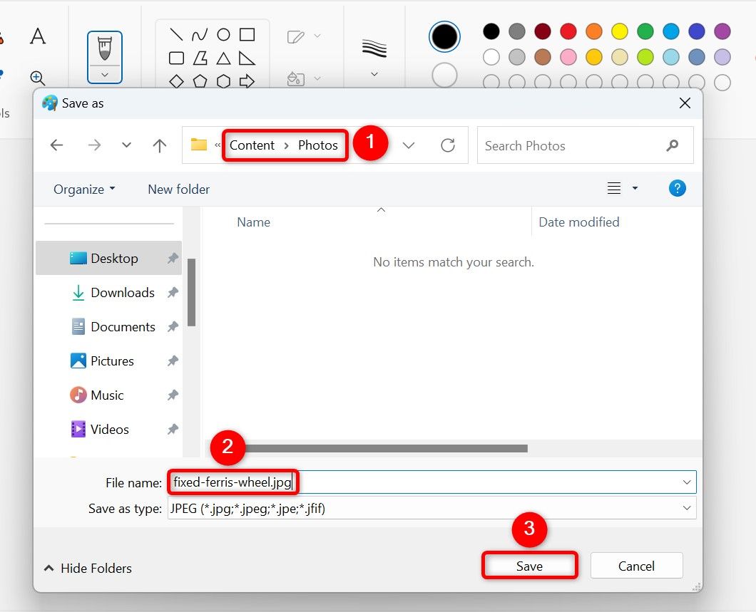 Path bar, 'File Name,' and 'Save' highlighted on the 'Save As' window.