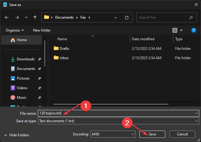 Сохранение с другим расширением в Блокноте