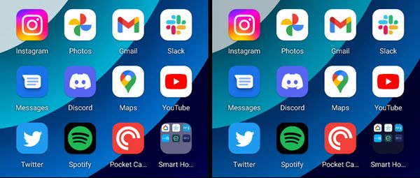 Пример светлого и тёмного режимов на Samsung.