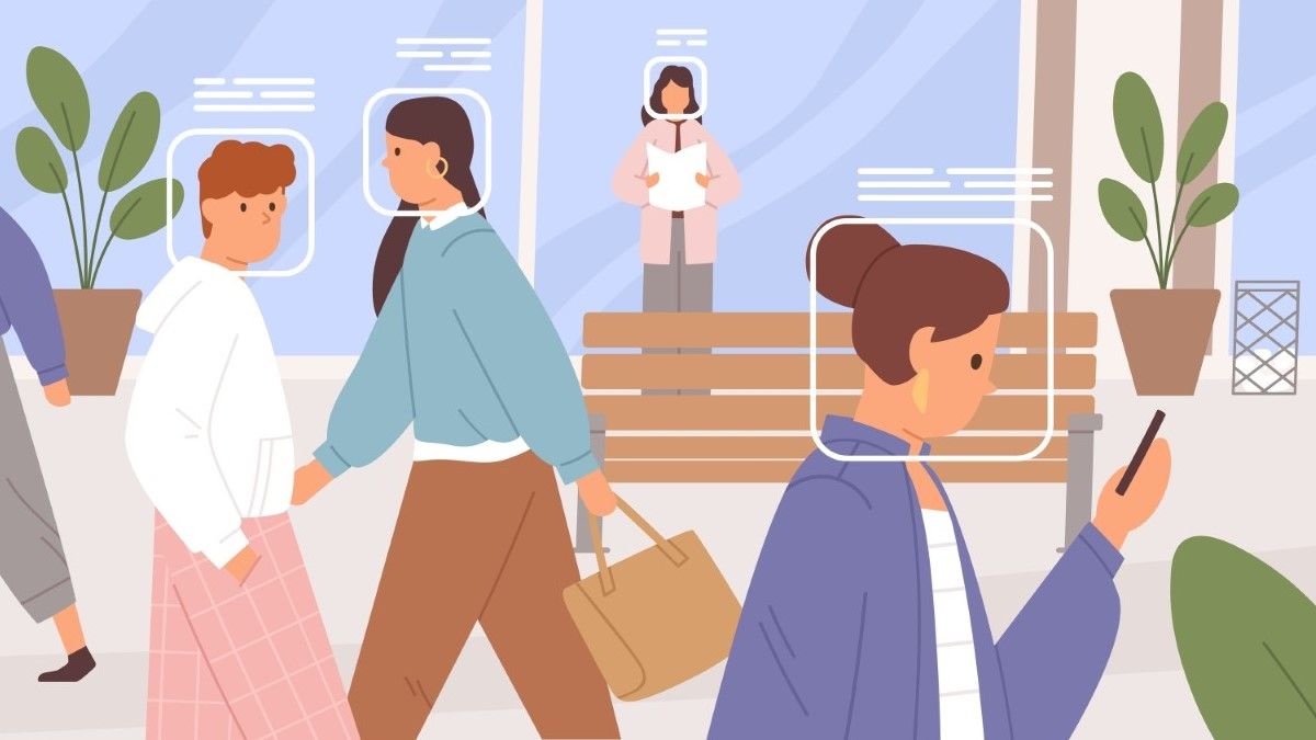 Иллюстрация людей с обнародованными данными