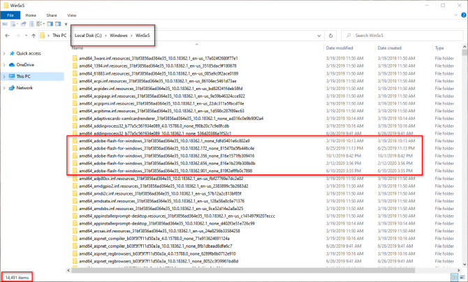 Компоненты и пакеты WinSxS в Windows 10 (схема)