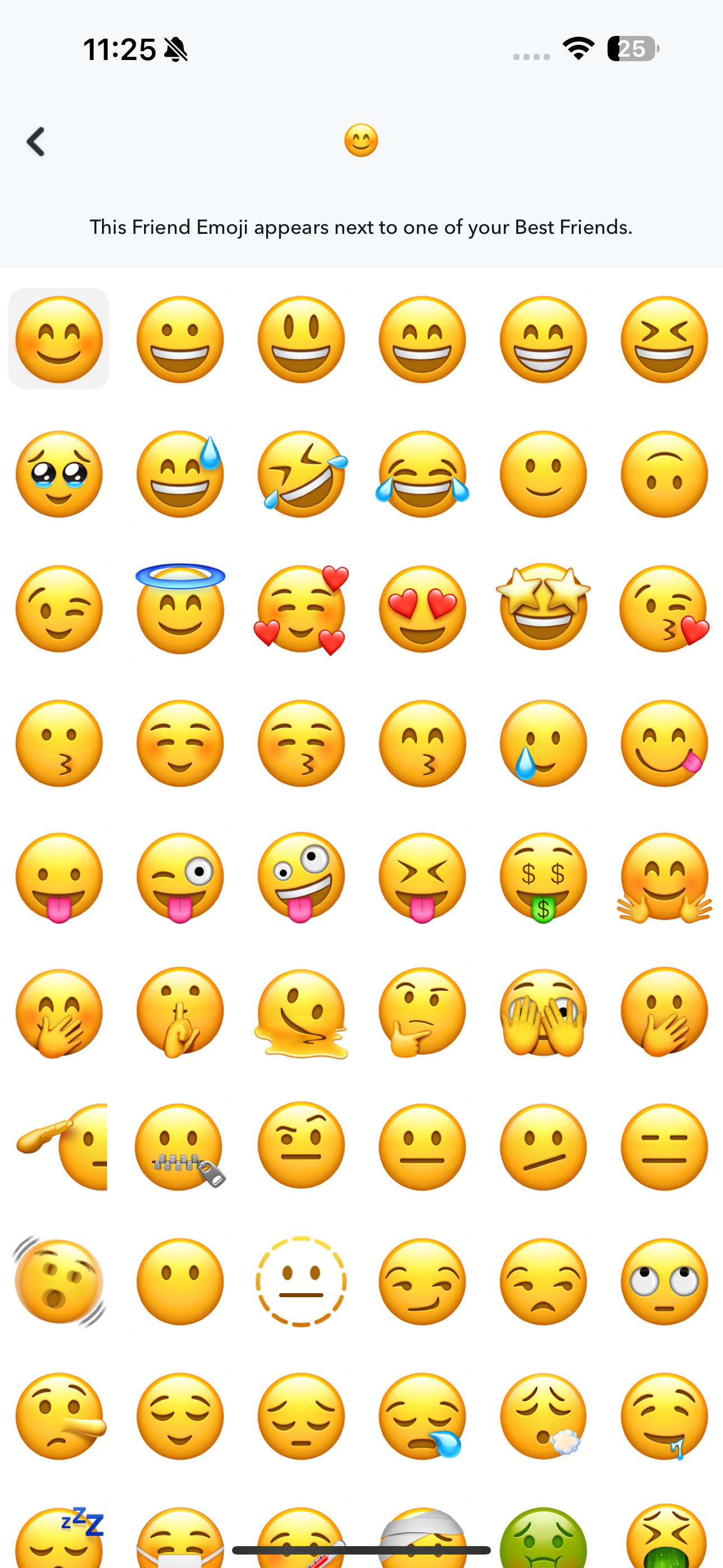 Changing Best Friends emojis