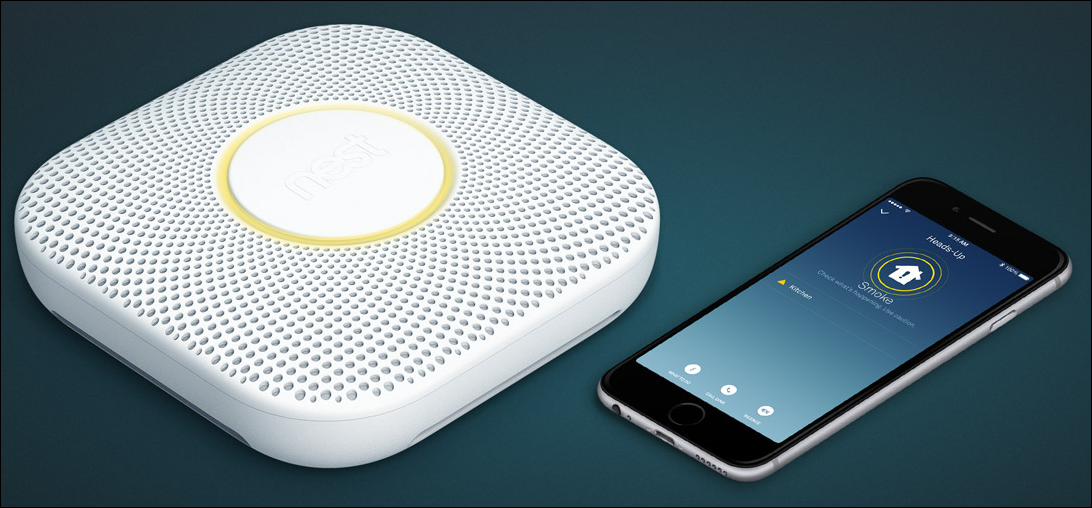 Пример Nest Protect уведомлений