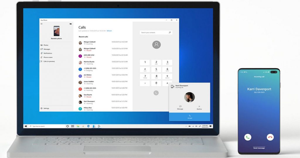 Receber e fazer chamadas no PC com Windows usando o aplicativo Your Phone