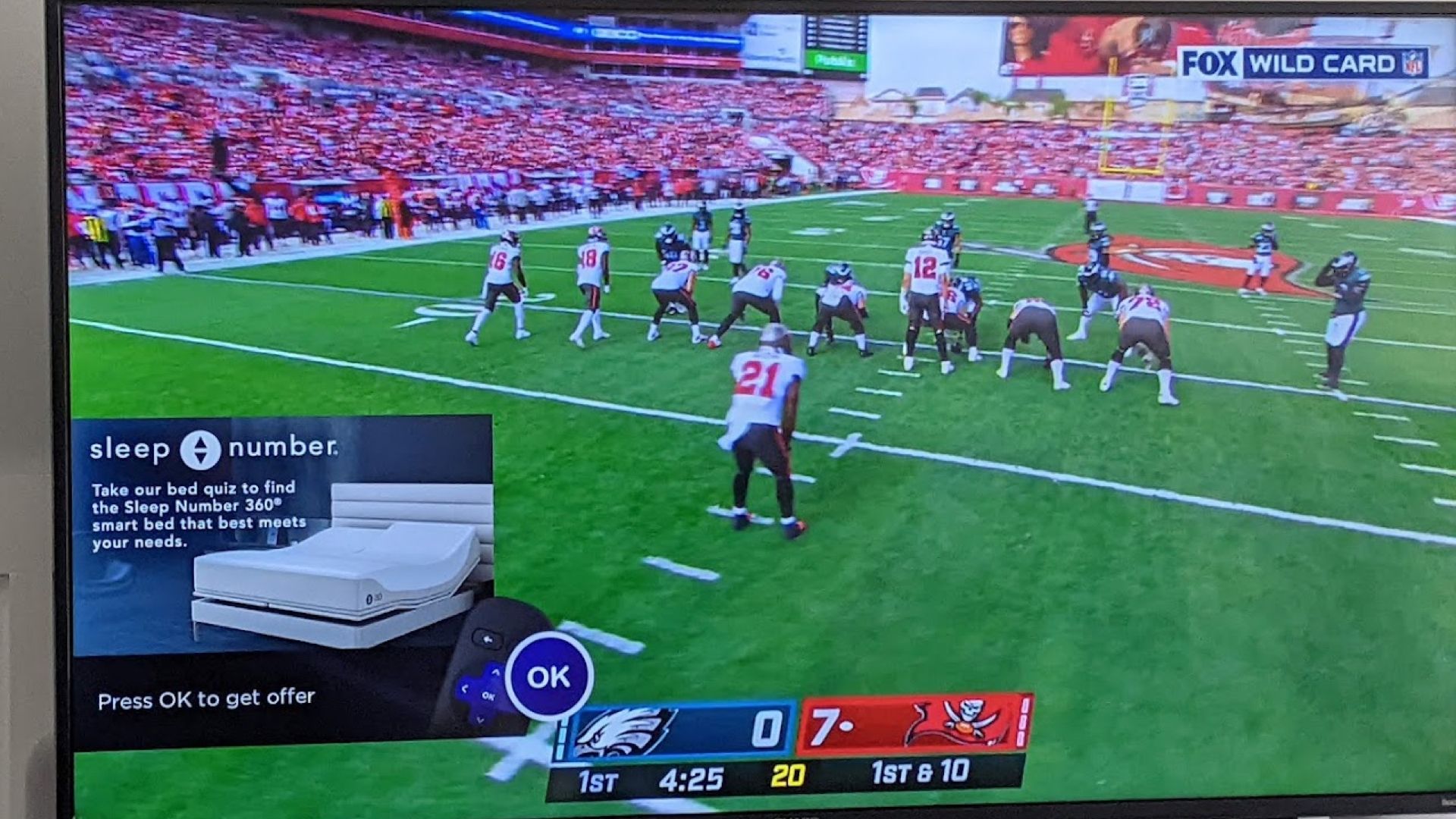 Кликабельная реклама на Roku TV поверх трансляции