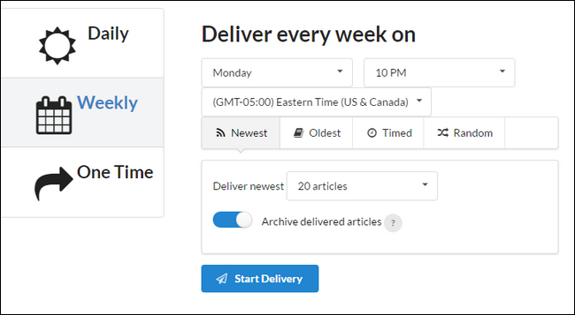 Запуск доставки в P2K