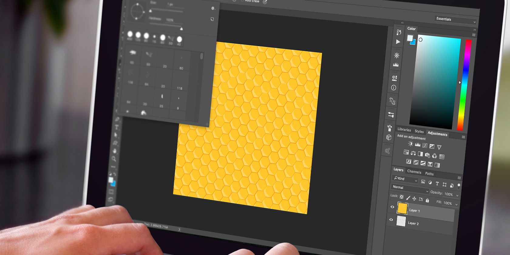 Создание бесшовных узоров в Photoshop