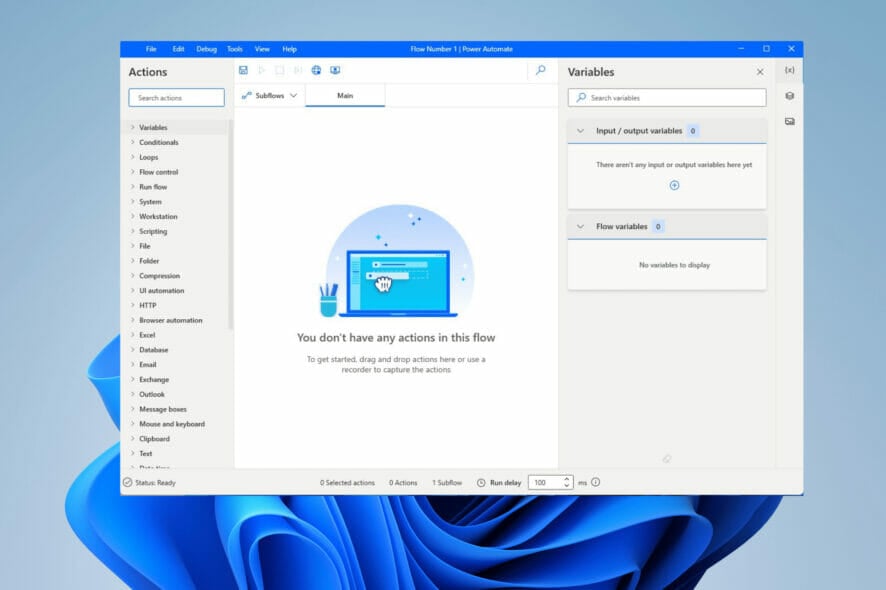Power Automate в Windows 11 — руководство