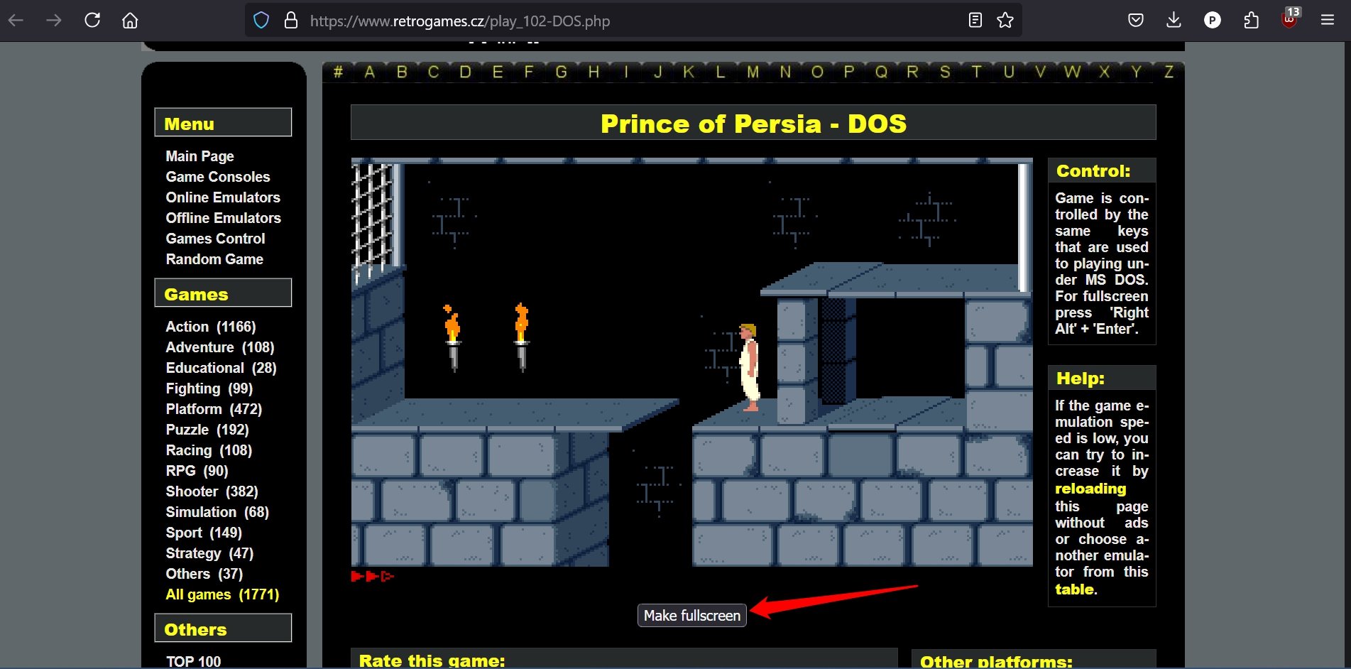 Сцена из Prince of Persia