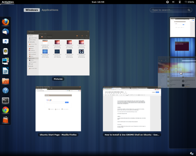 Перемещение окон между рабочими пространствами и управление клавишами