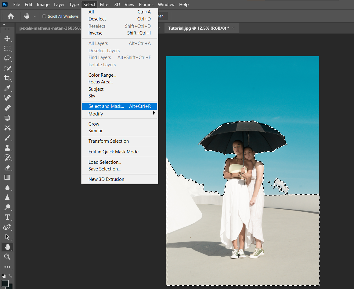 Select Select and Mask
