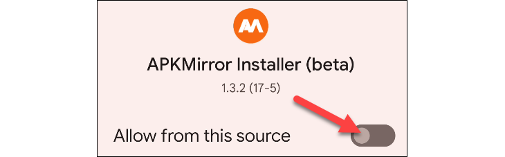 Запрос разрешения «Разрешить из этого источника»