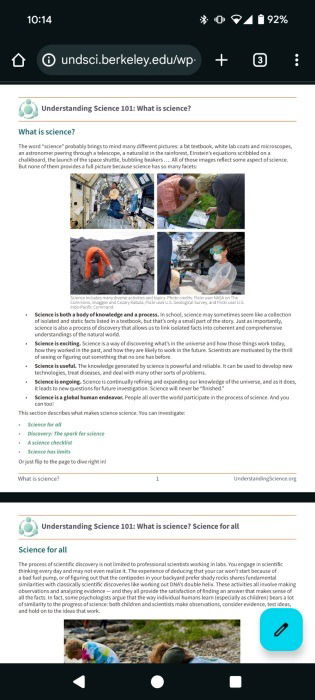 Просмотр PDF нативно в Google Chrome на Android.