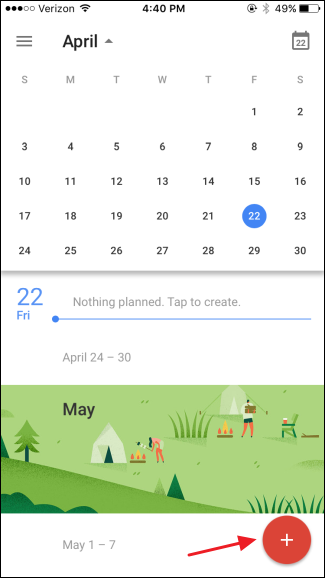 Establecer objetivos en Google Calendar
