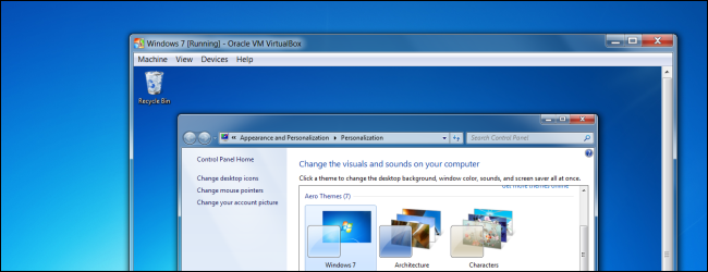 Включение 3D и Aero в VirtualBox