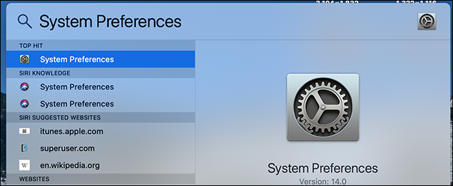 MacBook System Preferences