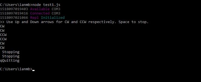 how to control arduino with javascript