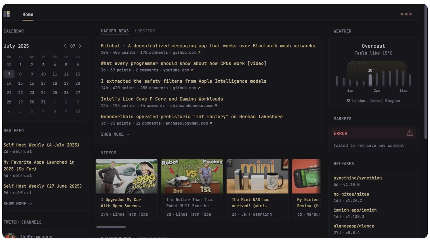 Установка и настройка Glance — персональная панель