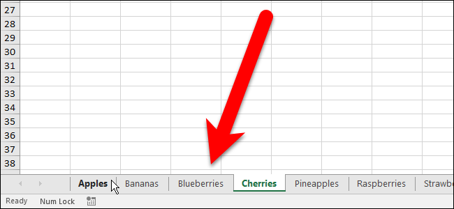 Вкладки после сортировки
