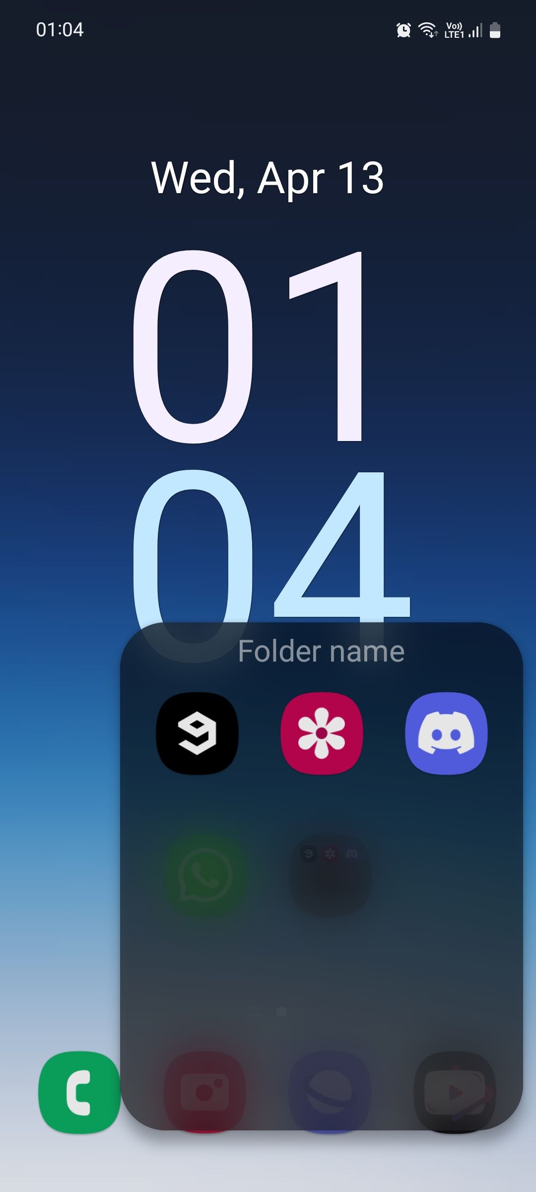 Стиль папок в Home Up — всплывающие папки